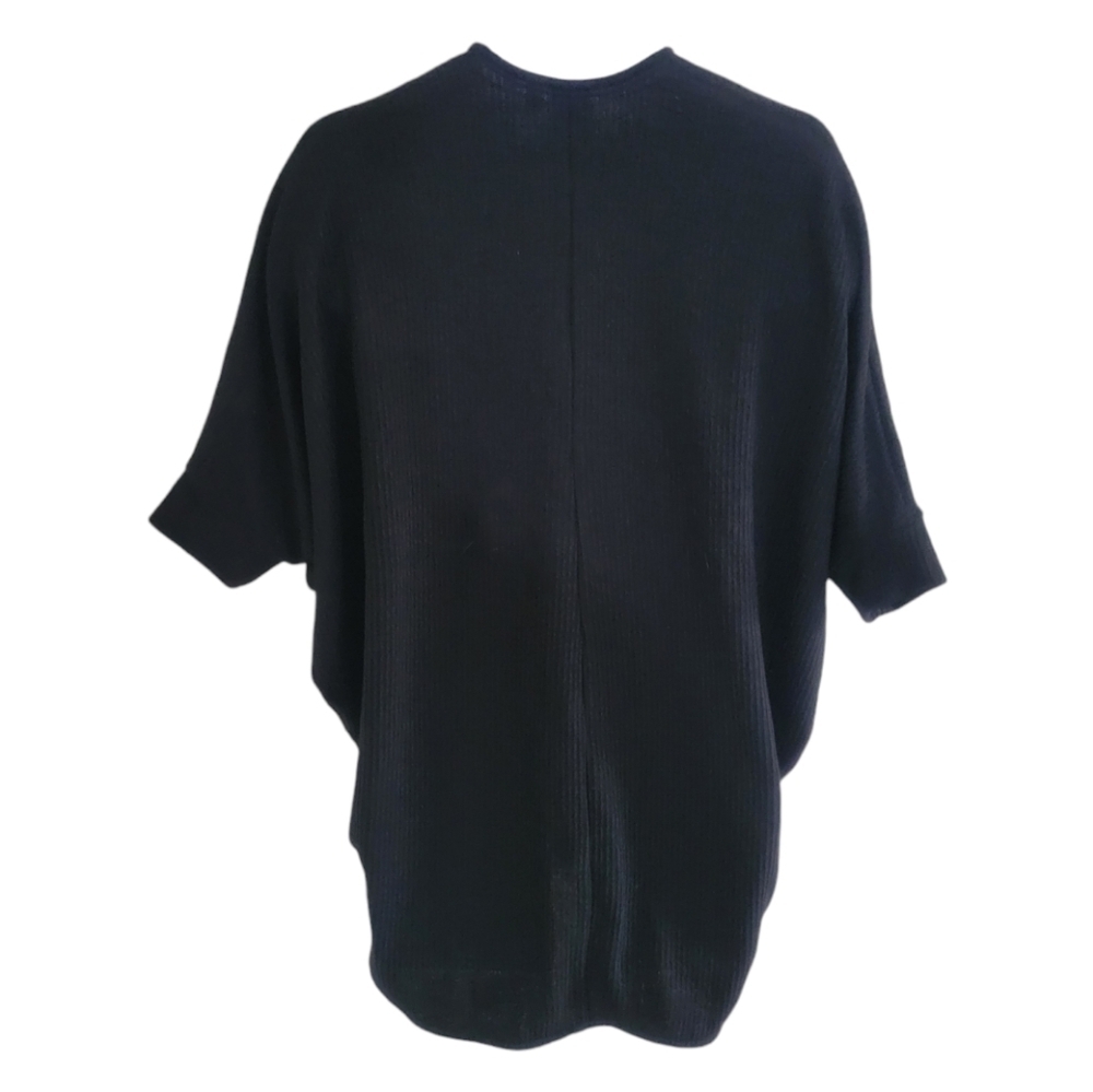 Ichi Eluise Cocoon 3/4 Open Knit Soft Cozy Cardigan- Womens O/S - Picture 10 of 13